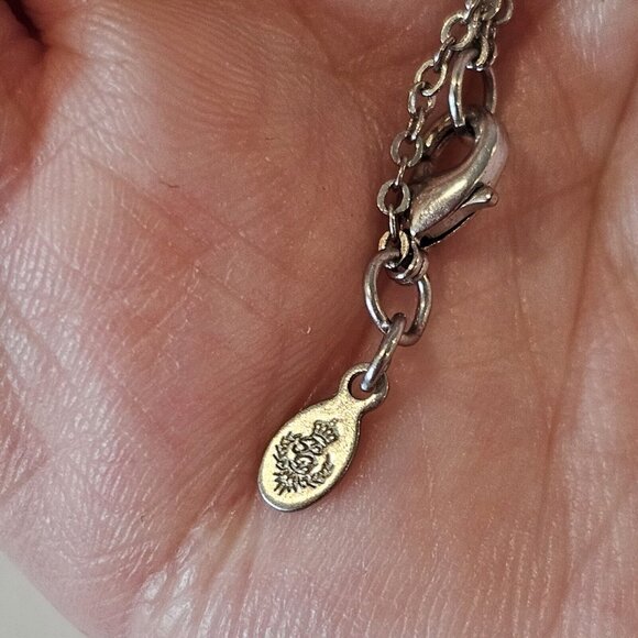 Premier Design Silver Tone Dainty Necklace Good Luck Horse Shoe Rhinestones 16" - Picture 3 of 5